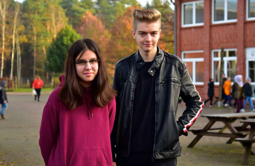 (v.l.) Sydney Voigt und Dominick Rohmann